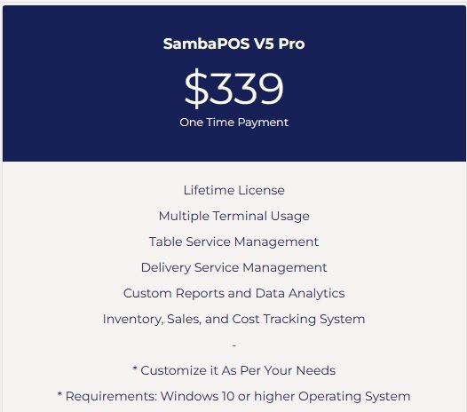 SambaPOS Version 5 Pro Digitally Transforms Your Restaurant Business